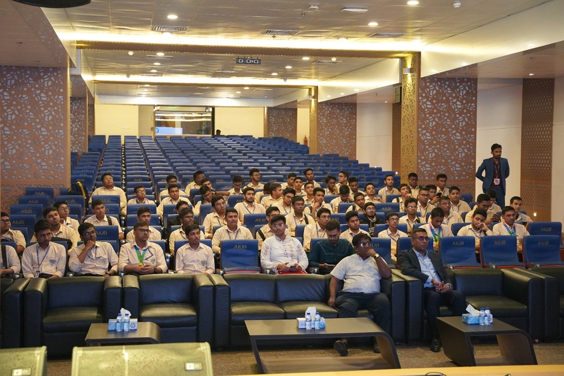 AIUB Central Auditorium 66 NDC Students